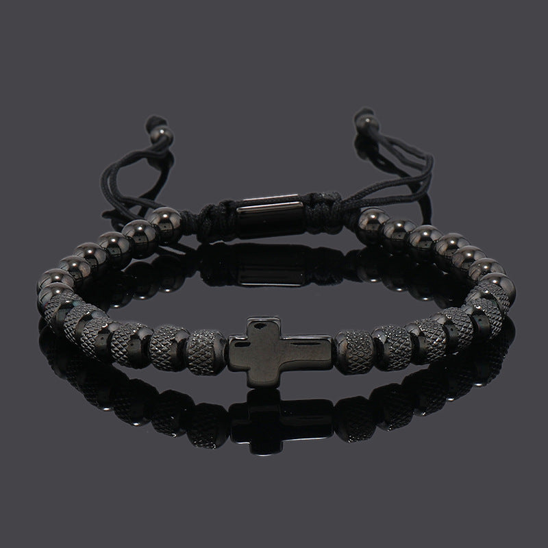 Men's Stainless Steel Cross Bracelets